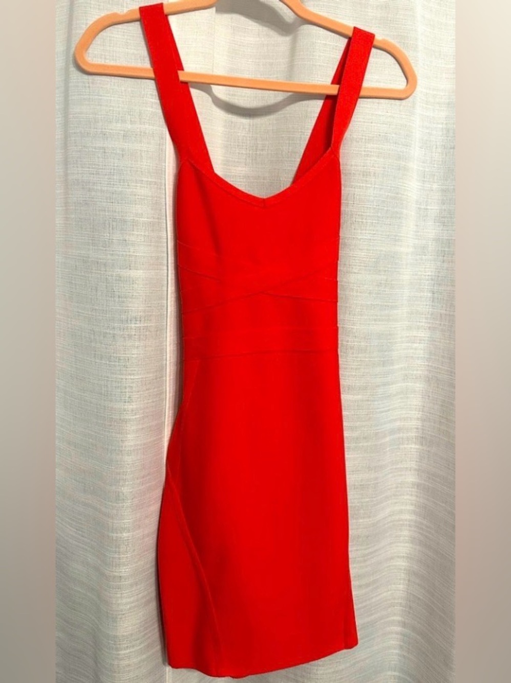 Red Sleeveless ”Bandage” Dress Bodycon